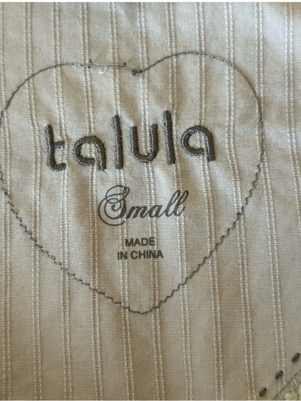 Talula Sz S Cotton Fall Decorative Khaki Trench Coat By Aritzia - Picture 9 of 13